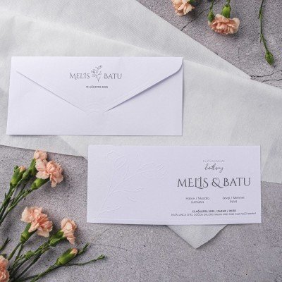 Düğün - Nişan Davetiyesi Stylish Davetiye 10368