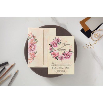 Düğün - Nişan Davetiyesi İKLİM DAVETİYE 10510