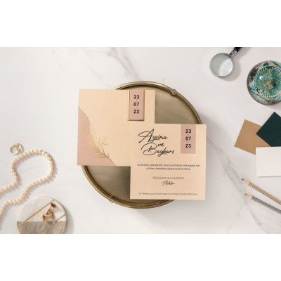 Düğün - Nişan Davetiyesi İKLİM DAVETİYE 10587