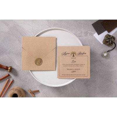 Düğün - Nişan Davetiyesi İKLİM DAVETİYE 10591