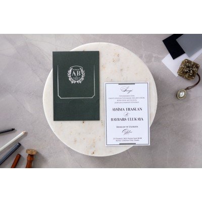 Düğün - Nişan Davetiyesi İKLİM DAVETİYE 10603