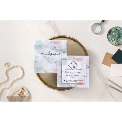 Düğün - Nişan Davetiyesi İKLİM DAVETİYE 10613