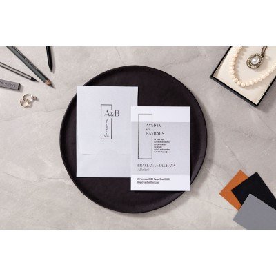 Düğün - Nişan Davetiyesi İKLİM DAVETİYE 10634