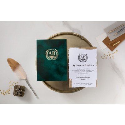 Düğün - Nişan Davetiyesi İKLİM DAVETİYE 10643