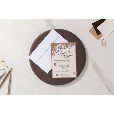 Düğün - Nişan Davetiyesi İKLİM DAVETİYE 10671