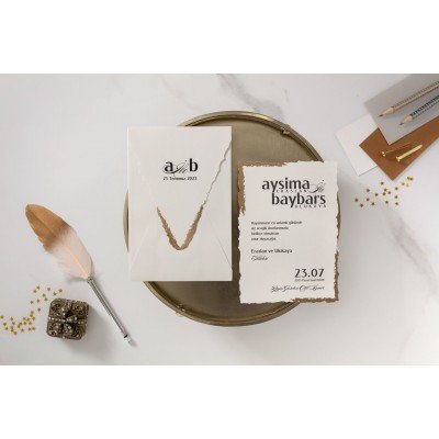 Düğün - Nişan Davetiyesi İKLİM DAVETİYE 10673