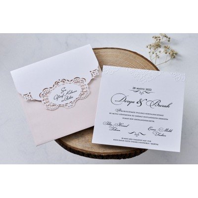 Düğün - Nişan Davetiyesi BUTIQLINE - Davetiye 1118