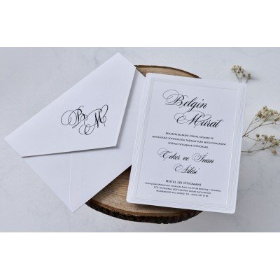 Düğün - Nişan Davetiyesi BUTIQLINE - Davetiye 1122