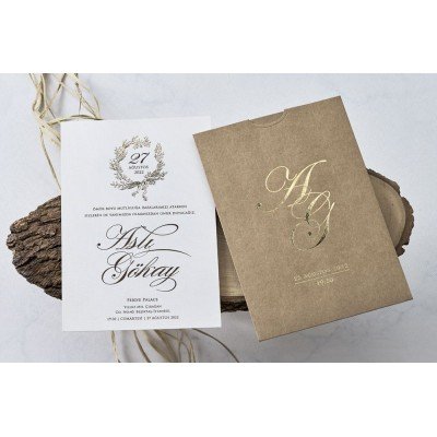 Düğün - Nişan Davetiyesi BUTIQLINE - Davetiye 1132