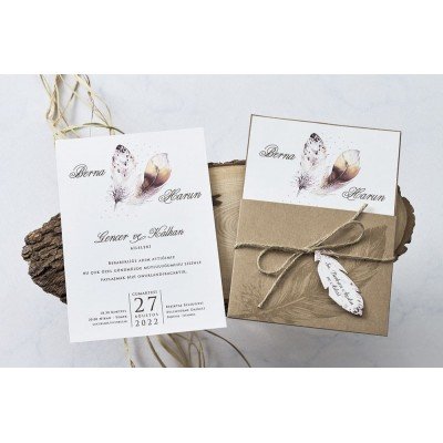 Düğün - Nişan Davetiyesi BUTIQLINE - Davetiye 1153