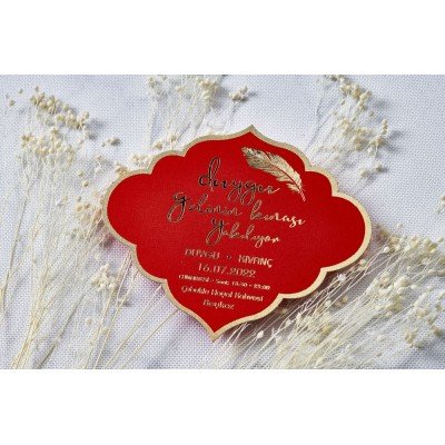 Düğün - Nişan Davetiyesi BUTIQLINE - Davetiye 1163