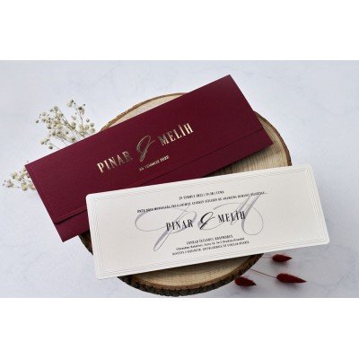 Düğün - Nişan Davetiyesi BUTIQLINE - Davetiye 1164