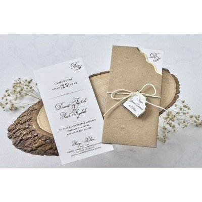 Düğün - Nişan Davetiyesi BUTIQLINE - Davetiye 1169