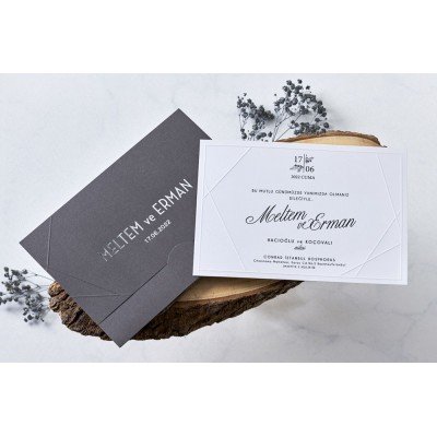 Düğün - Nişan Davetiyesi BUTIQLINE - Davetiye  1176