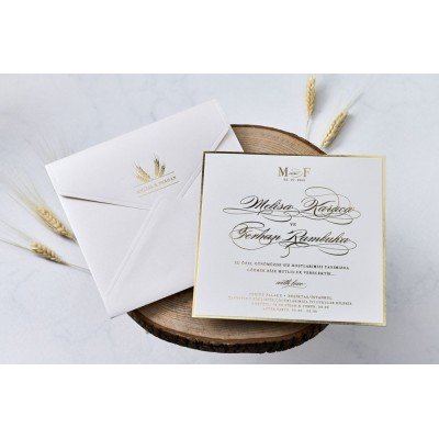 Düğün - Nişan Davetiyesi BUTIQLINE - Davetiye 1186