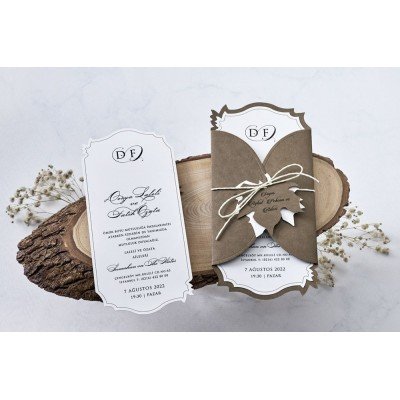 Düğün - Nişan Davetiyesi BUTIQLINE - Davetiye 1187