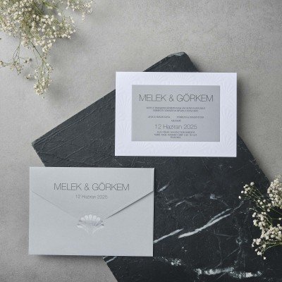 Düğün - Nişan Davetiyesi Polensade Davetiye 22519