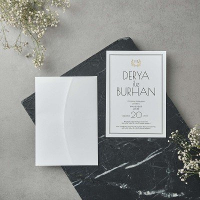 Düğün - Nişan Davetiyesi Polensade Davetiye 22530