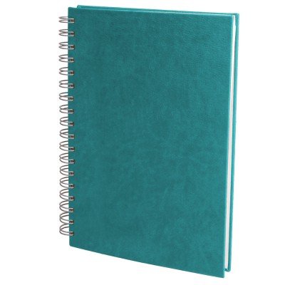 301323 ELMADAĞ TURKUAZ SPİRALLİ TARİHLİ AJANDA (17X24 CM)