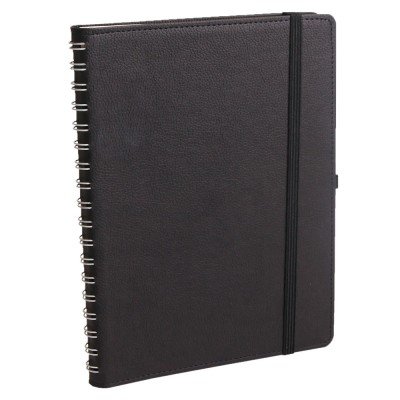 301901 ANITTEPE SİYAH G SPİRALLİ TARİHLİ AJANDA 17X24 CM