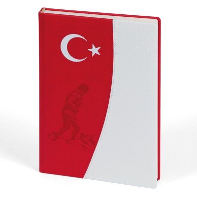 302104 ATATÜRK ÇİZGİLİ TARİHSİZ DEFTER (17X24 CM)