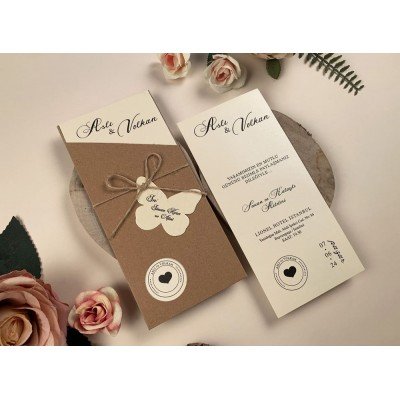 Düğün - Nişan Davetiyesi Elite Davetiye - 41418