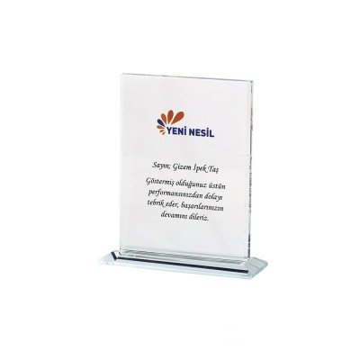 487431 EFLANİ KRİSTAL PLAKET