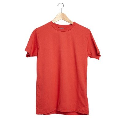 489004-L FULYA KIRMIZI BİSİKLET YAKA TİŞÖRT L