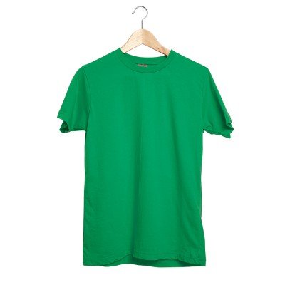 489010-L FULYA YEŞİL BİSİKLET YAKA TİŞÖRT L