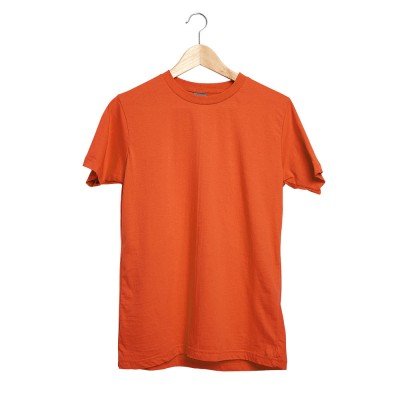 489016-XL FULYA TURUNCU BİSİKLET YAKA TİŞÖRT XL