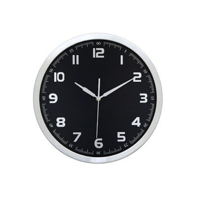 5007101 ATLAS902 ALÜMİNYUM ÇERÇEVE DUVAR SAATİ (355 MM)