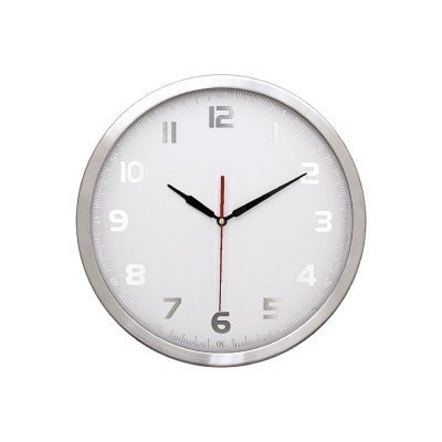 5007144 ATLAS902 ALÜMİNYUM ÇERÇEVE DUVAR SAATİ (355 MM)