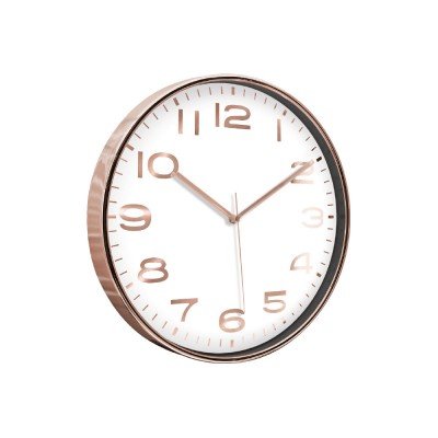 5010145 HADES406 METALİZE ÇERÇEVE DUVAR SAATİ (380 MM)