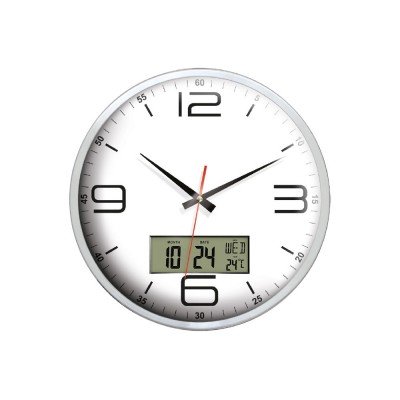 5011102 EUROPA917 ALÜMİNYUM METAL DUVAR SAATİ (350 MM)