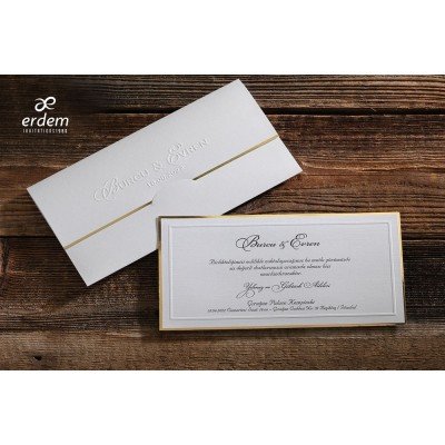 Düğün - Nişan Davetiyesi ERDEM DAVETİYE 50522