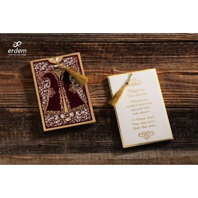 Düğün - Nişan Davetiyesi ERDEM DAVETİYE 50562