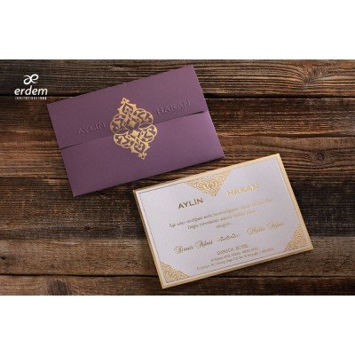 Düğün - Nişan Davetiyesi ERDEM DAVETİYE 50569