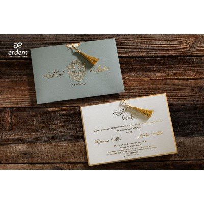 Düğün - Nişan Davetiyesi ERDEM DAVETİYE 50575