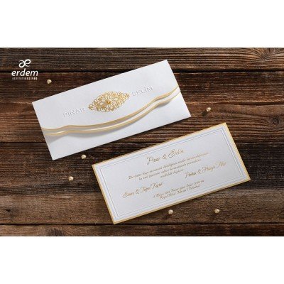 Düğün - Nişan Davetiyesi ERDEM DAVETİYE 50579
