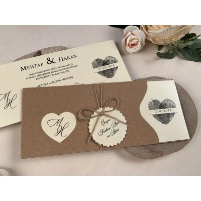 Düğün - Nişan Davetiyesi Elite Davetiye - 52517