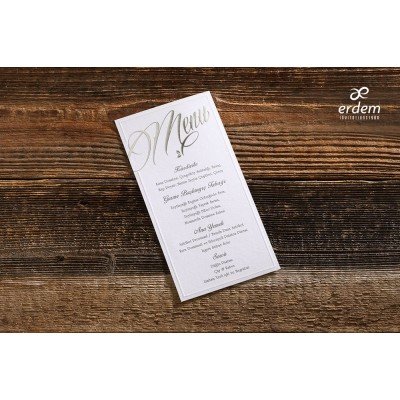 Düğün - Nişan Davetiyesi ERDEM DAVETİYE M54