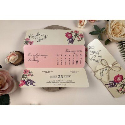 Düğün - Nişan Davetiyesi Elite Davetiye - 63639