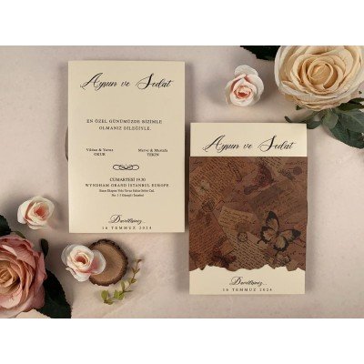 Düğün - Nişan Davetiyesi Elite Davetiye - 63640