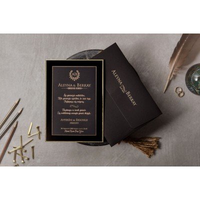 Düğün - Nişan Davetiyesi WEDDİNG DAVETİYE - 8419