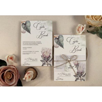 Düğün - Nişan Davetiyesi Elite Davetiye - 85834