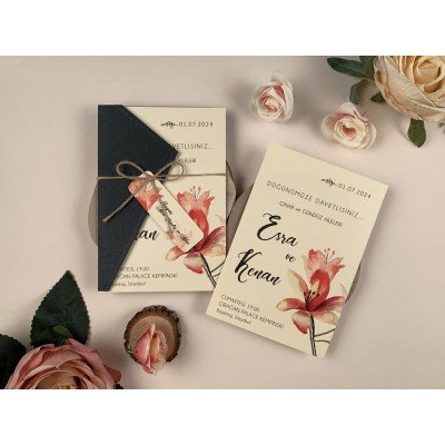 Düğün - Nişan Davetiyesi Elite Davetiye - 85836