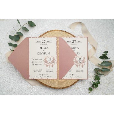 Düğün - Nişan Davetiyesi EKONOM Davetiye - 9225