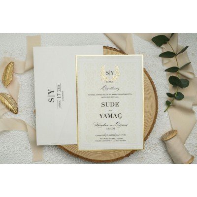 Düğün - Nişan Davetiyesi EKONOM Davetiye - 9264