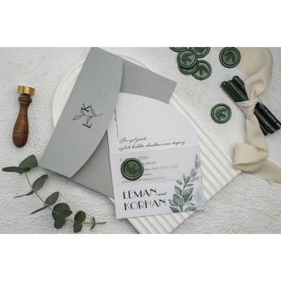 Düğün - Nişan Davetiyesi EKONOM Davetiye - 9273