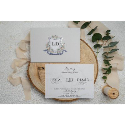 Düğün - Nişan Davetiyesi EKONOM Davetiye - 9301